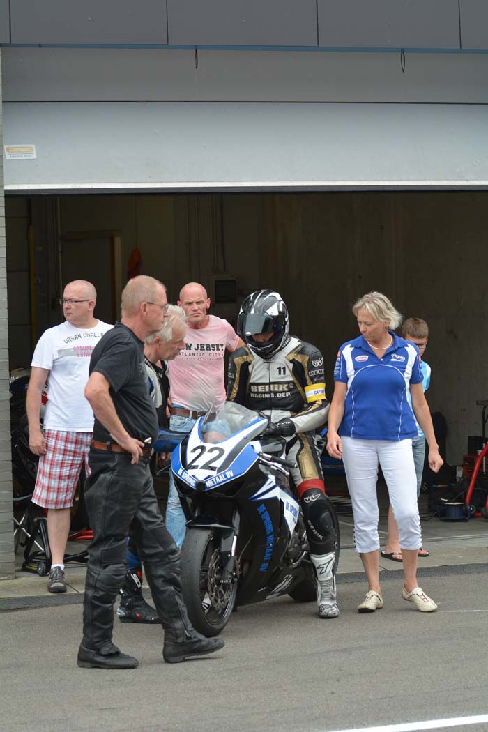 Marcel van Pijkeren tijdens wedstrijddag van de CRT Endurance op 5 juli 2014 circuit Assen